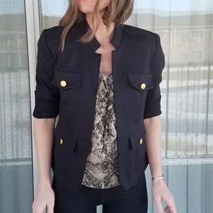 ❄R&K Black fashion blazer
